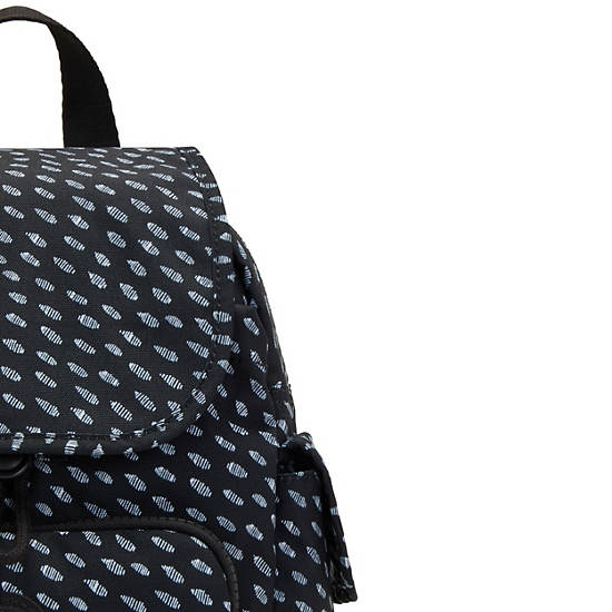 Kipling City Pack Mini Printed Backpack Rygsække Sort | DK 2021TC